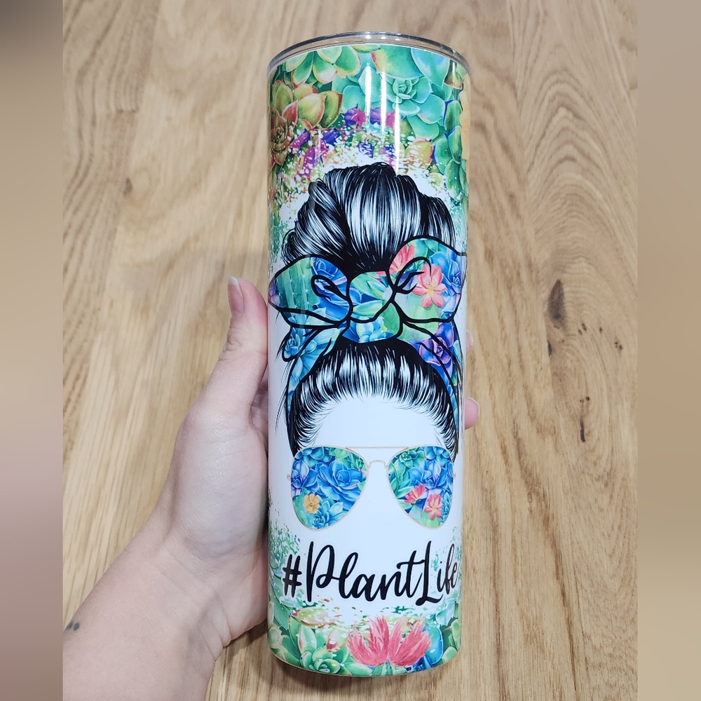 Plant Life Metal Cup